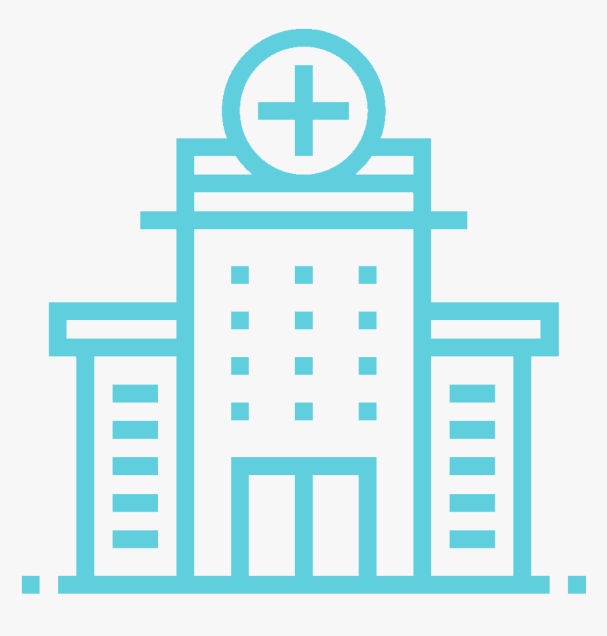 Hospital Icon - Police Station Outline Icon, HD Png Download, Free Download