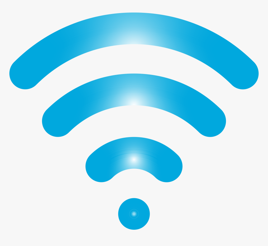 Wireless Icon Blue - Wifi Logo Png Gif, Transparent Png, Free Download