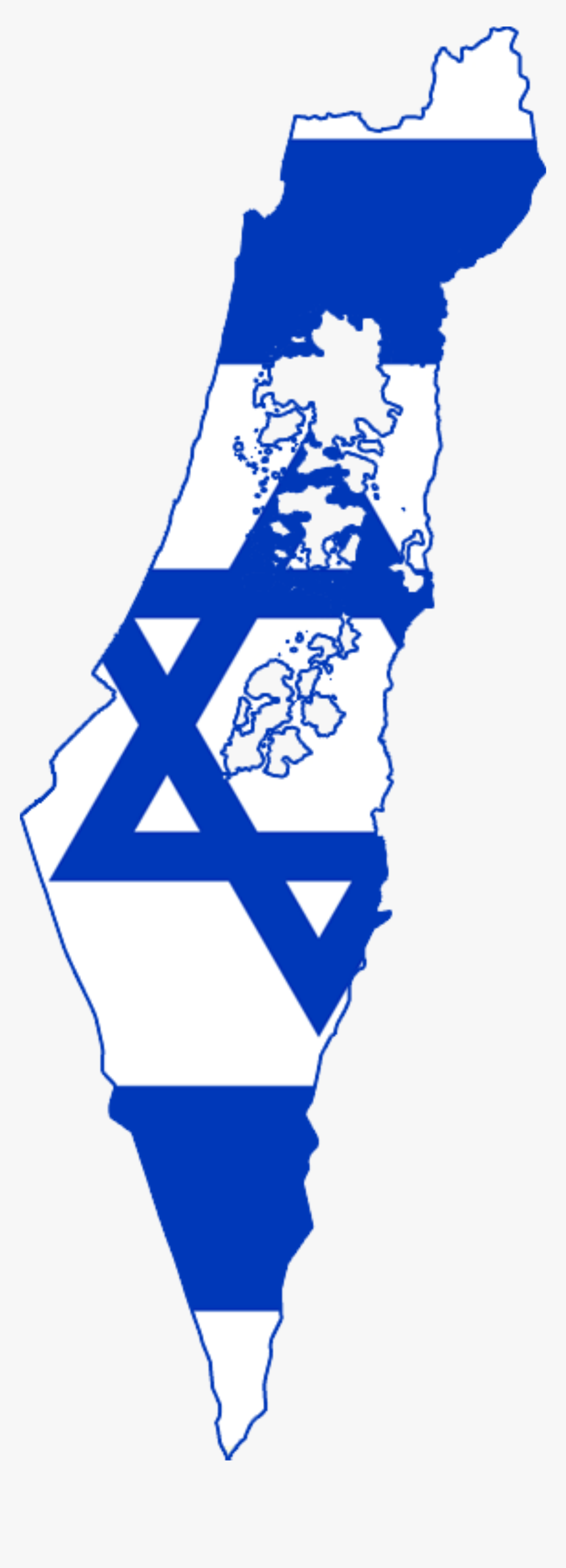 Israel Map With Flag, HD Png Download, Free Download