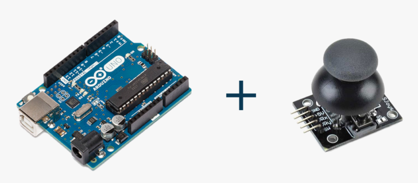 Interfacing Analog Joystick Module In Arduino Board - Inter Integrated Circuit I2c, HD Png Download, Free Download