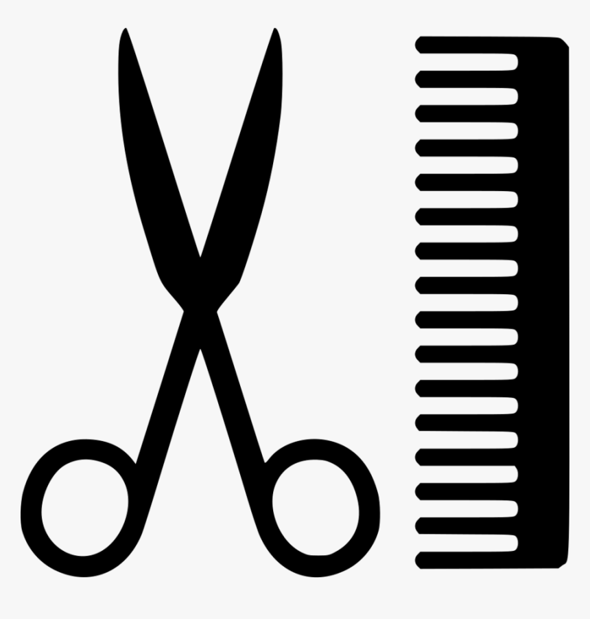Comb And Scissors Png Clipart Comb Hairdresser Barber - Comb And Scissors Png, Transparent Png, Free Download