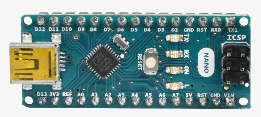 Arduino Nano V3 - Arduino Nano Original Hd, HD Png Download, Free Download