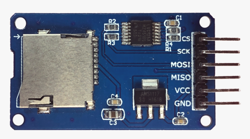 Sd Card Module Photo Intro - Micro Sd Card Reader Module, HD Png Download, Free Download
