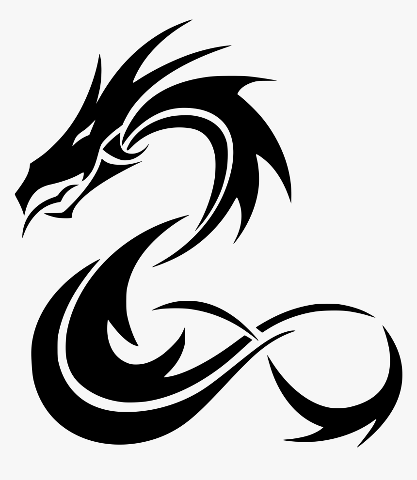 Transparent Dragon Png Images - Tribal Dragon Tattoos, Png Download, Free Download