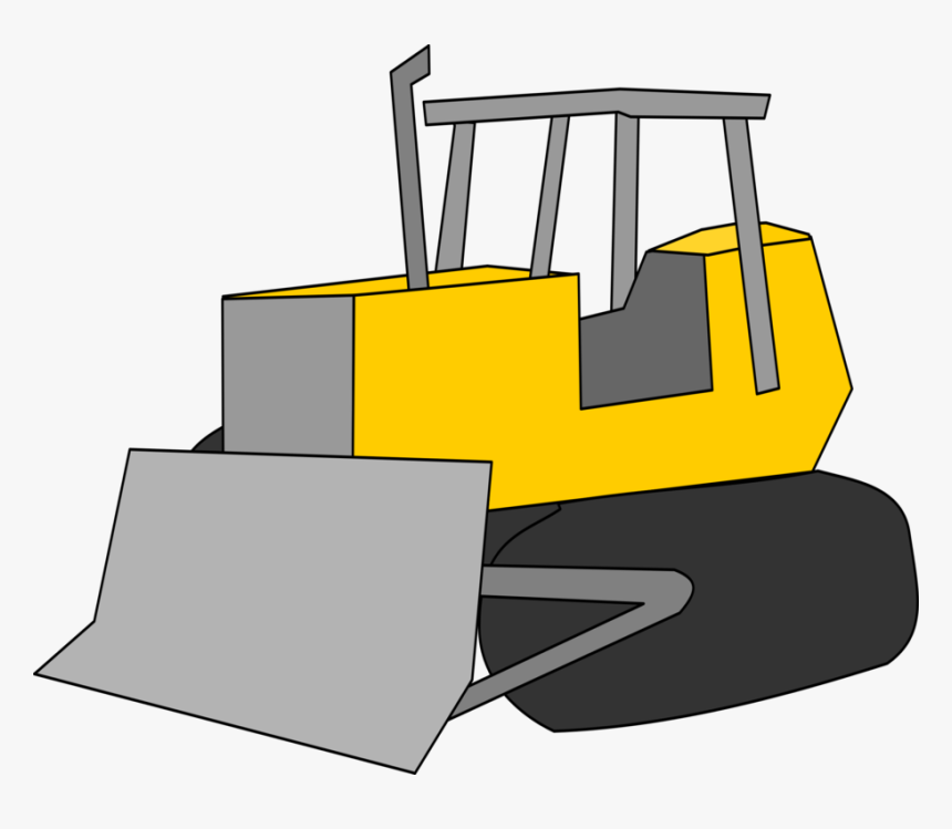 Forklift-truck - Bulldozer Clipart, HD Png Download, Free Download