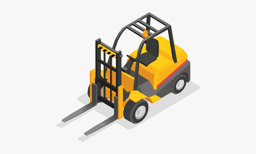 Forklift Birds Eye View, HD Png Download, Free Download