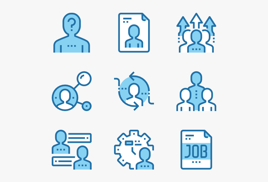 Essential Set - Blue Human Icon Png, Transparent Png, Free Download