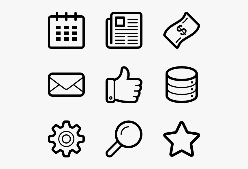Hand Drawn Social Media Icons Png, Transparent Png, Free Download