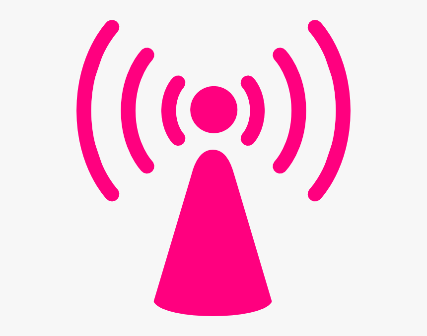 Tower Dark Pink Clip Art At Clkercom Vector - Visio Access Point Icon, HD Png Download, Free Download