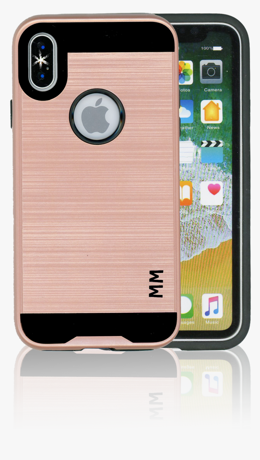 Iphone X/10/xs Mm Slim Dura Metal Rose Gold, HD Png Download, Free Download