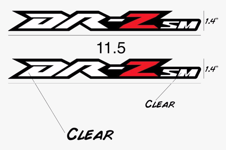 Image Of Swing Arm Decals - Suzuki Dr-z400, HD Png Download, Free Download