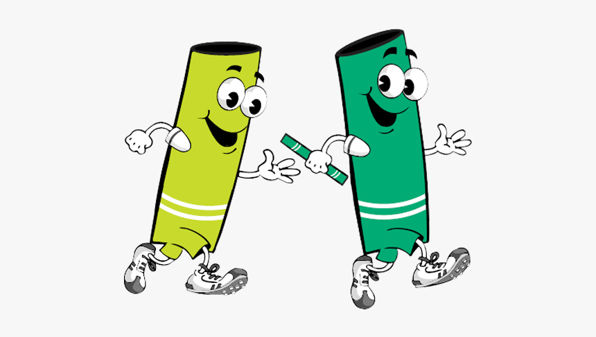 Relay Race Kids Cartoon, HD Png Download, Free Download