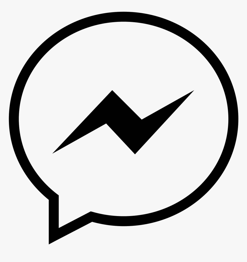 Facebook Messenger Icon - Facebook Messenger Logo White, HD Png Download, Free Download