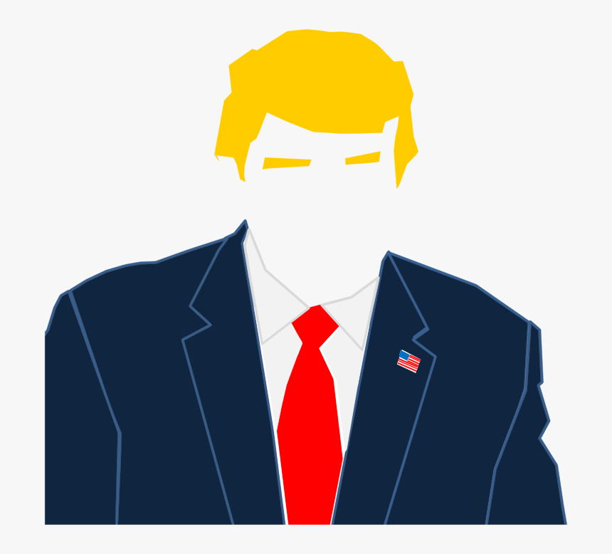 Faceless Trump - Trump Icon Png, Transparent Png, Free Download