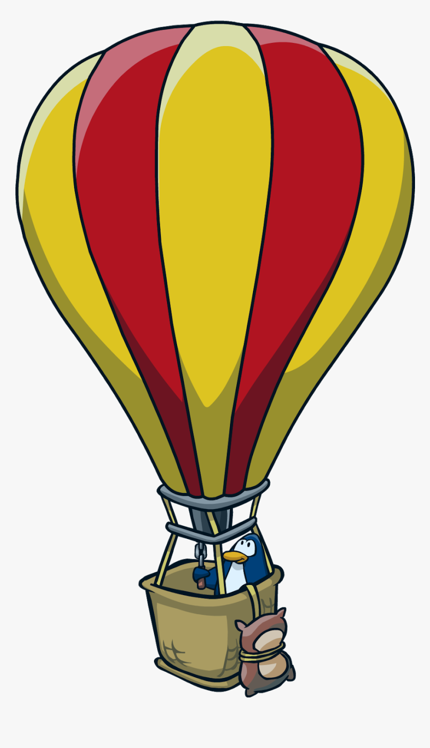 First Hot Air Balloon Png , Transparent Cartoons - First Hot Air Balloon Cartoon, Png Download, Free Download