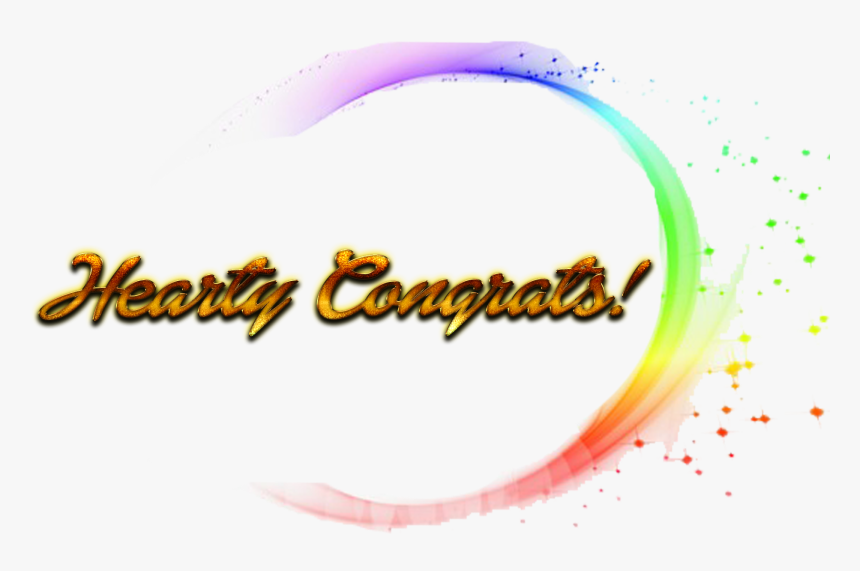 Hearty Congrats Png Background - Calligraphy, Transparent Png, Free Download