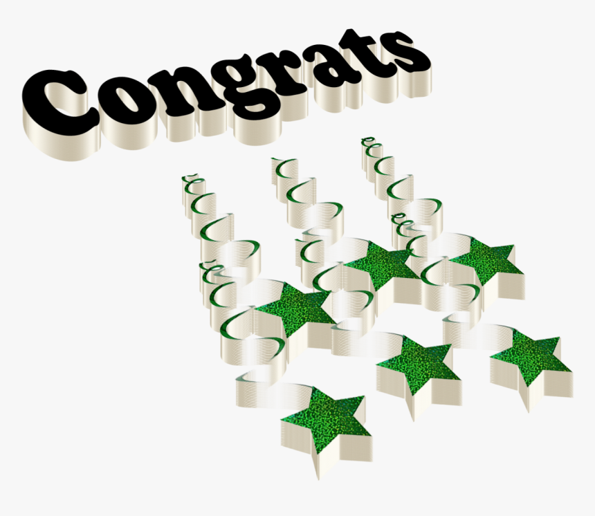 Congrats Png Free Download - Star, Transparent Png, Free Download