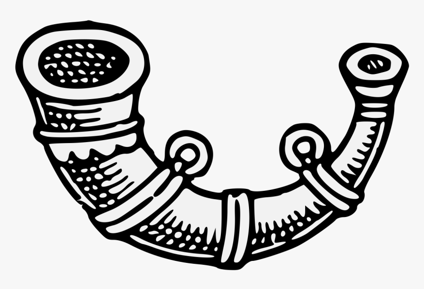 Horn Hunting Svg , Png Download - Heraldic Hunting Horns, Transparent Png, Free Download