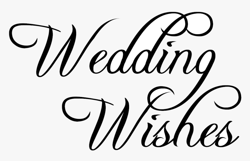 Congratulations Image Library Collection Of Wishes - Happy Wedding Font Png, Transparent Png, Free Download