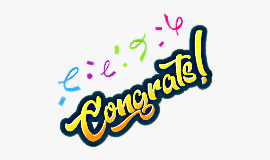 #congratulations - Vector Graphics, HD Png Download, Free Download