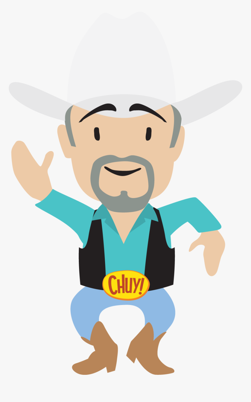 Chuy Aqua Shirt And White Hat - Shirt, HD Png Download, Free Download