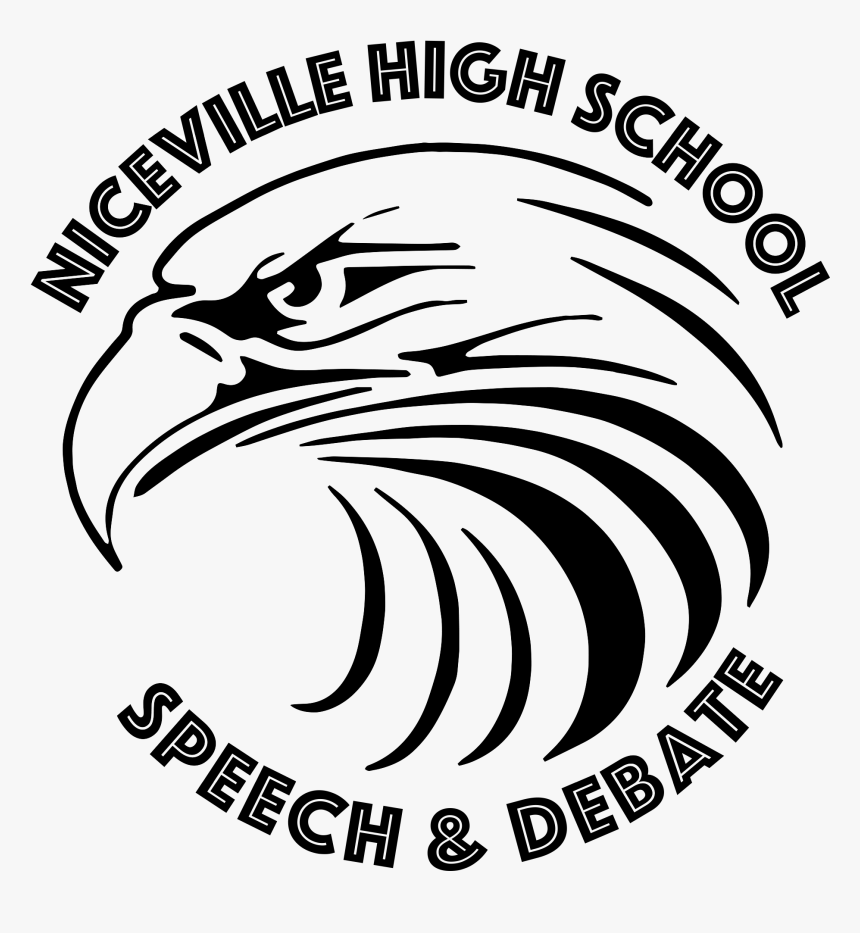 Niceville High School Speech And Debate Team - Eagle Head Clipart, HD Png Download, Free Download