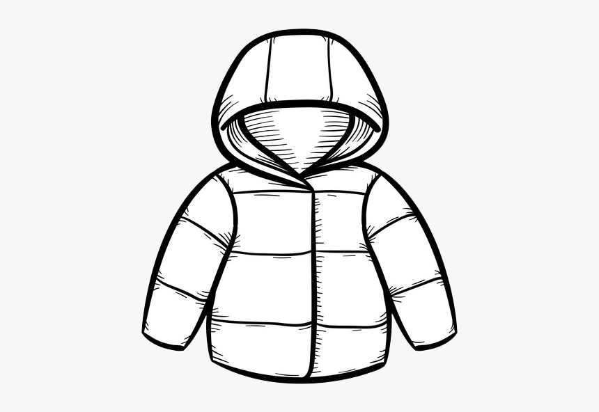 Coat - Draw Coat Kids, HD Png Download, Free Download