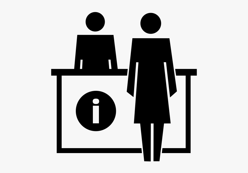 Vector Desk Person - Information Desk Icon, HD Png Download, Free Download