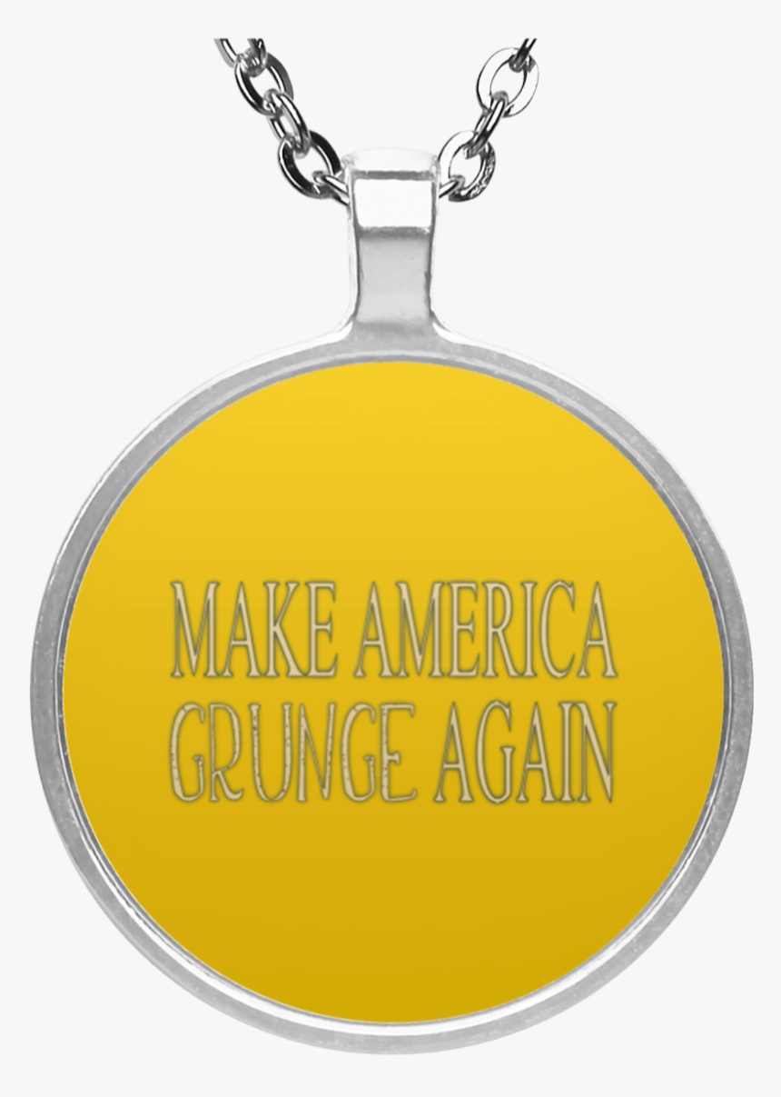 Make America Grunge Again Un4686 Circle Necklace - Peppa Pig Necklace, HD Png Download, Free Download