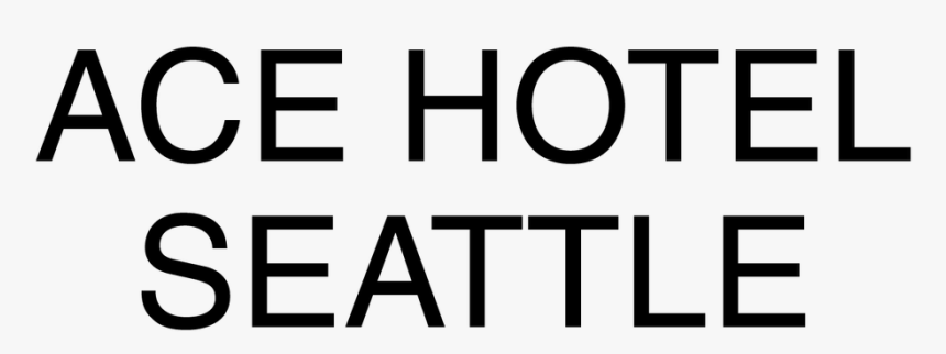 Ace Hotel Seattle Logo, HD Png Download, Free Download