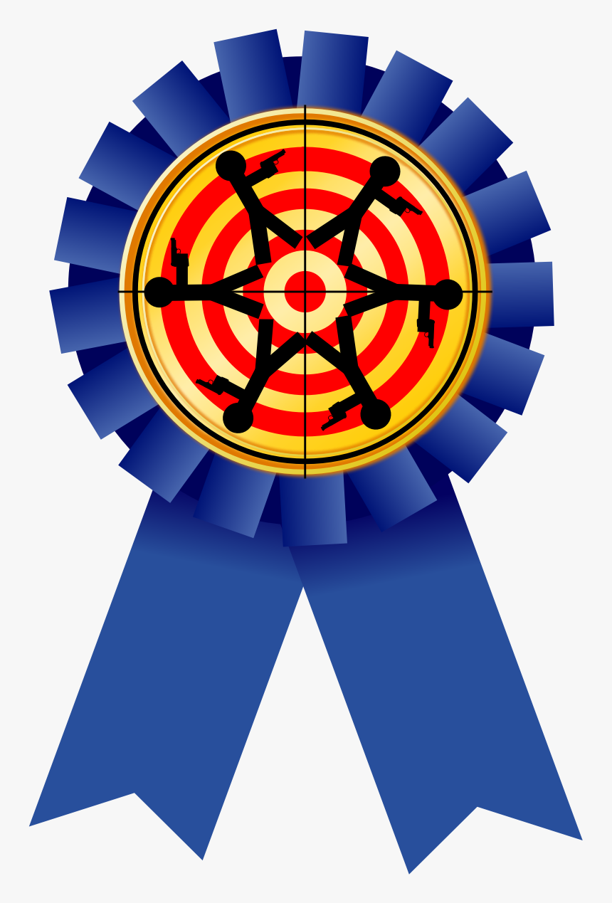 Unfriendly Fire Award Clip Arts - Dark Blue Ribbon Clip Art, HD Png Download, Free Download