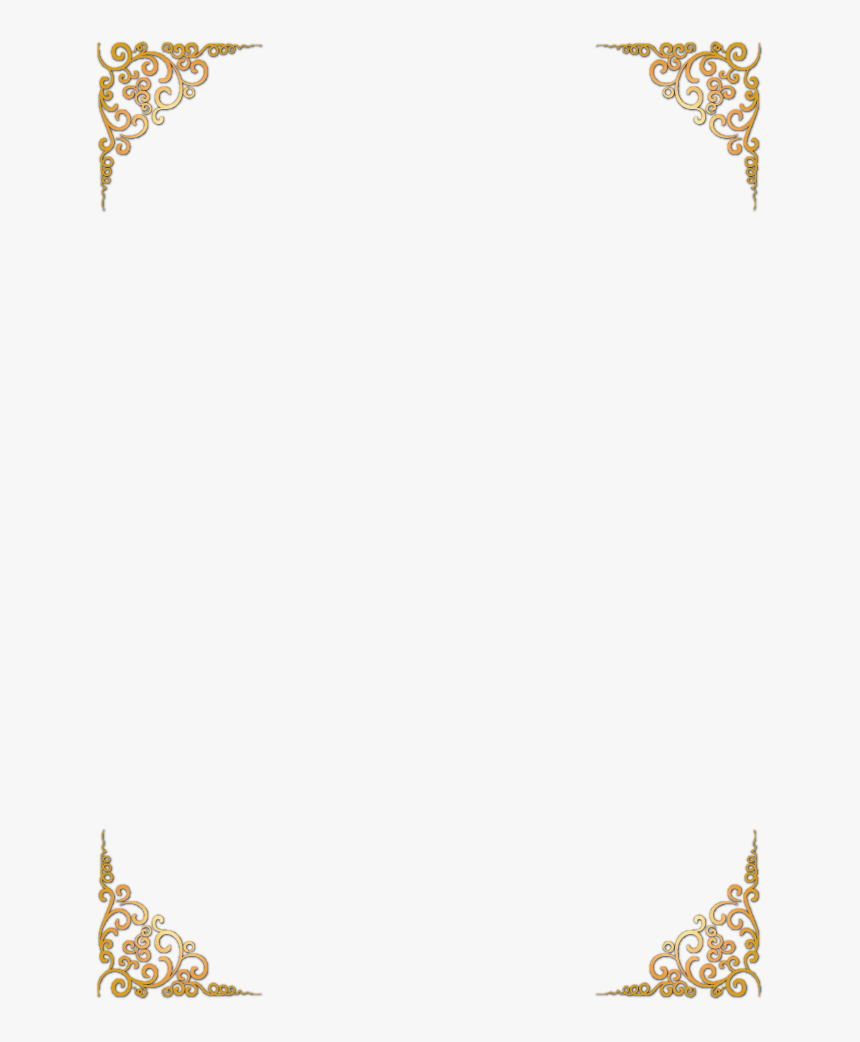 Pattern Frame Vector Gold Png Download Free Clipart - Vector Gold Pattern Frame Png, Transparent Png, Free Download