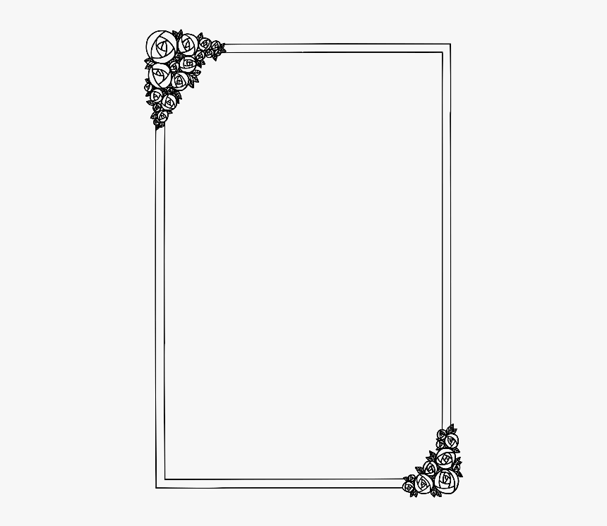 Border Frame Designs Lines, HD Png Download, Free Download