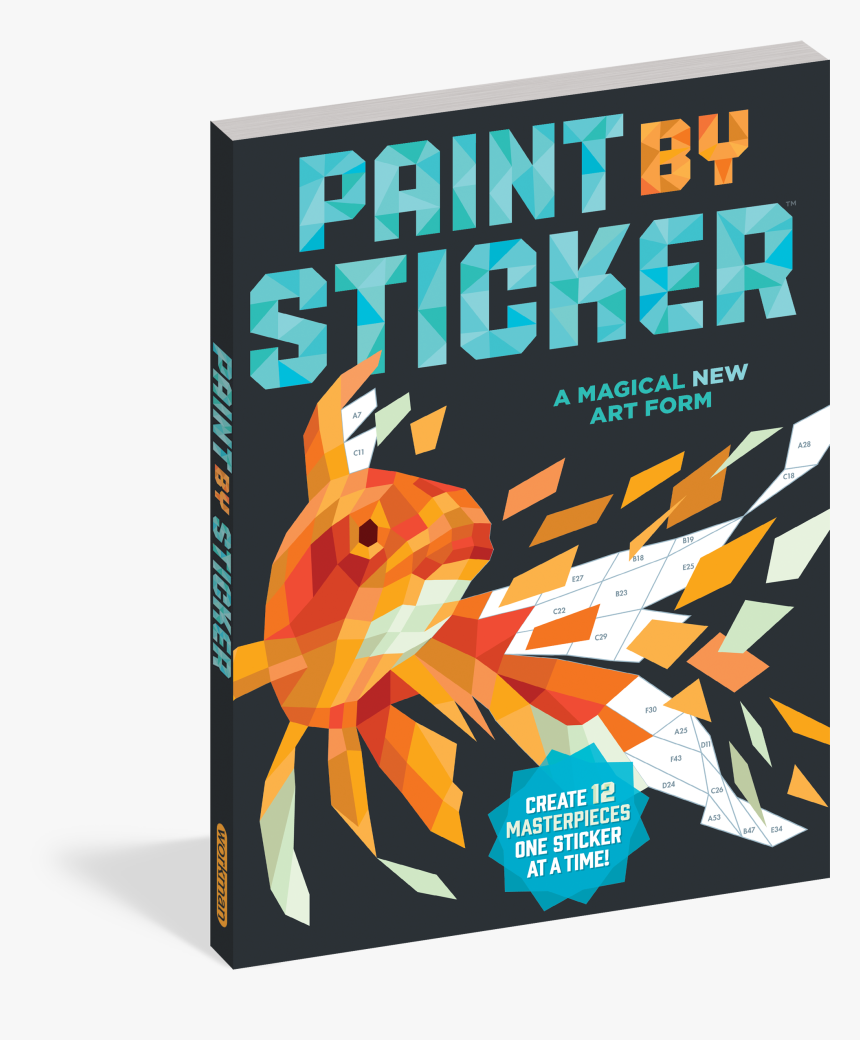 Cover - Paint By Sticker Books, HD Png Download, Free Download