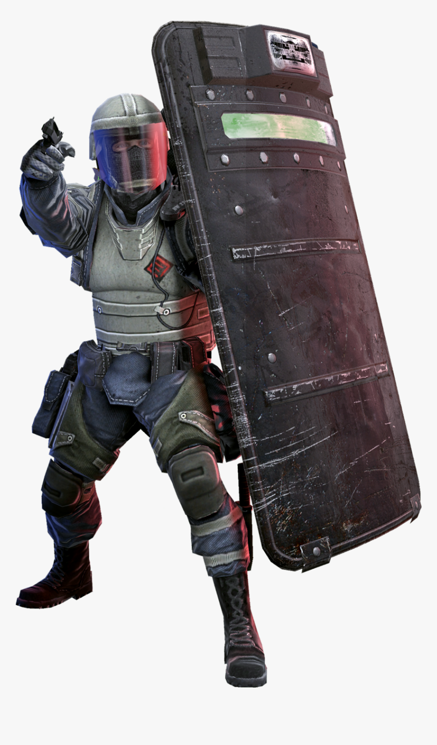 Soldier With Riot Shield, HD Png Download, Free Download