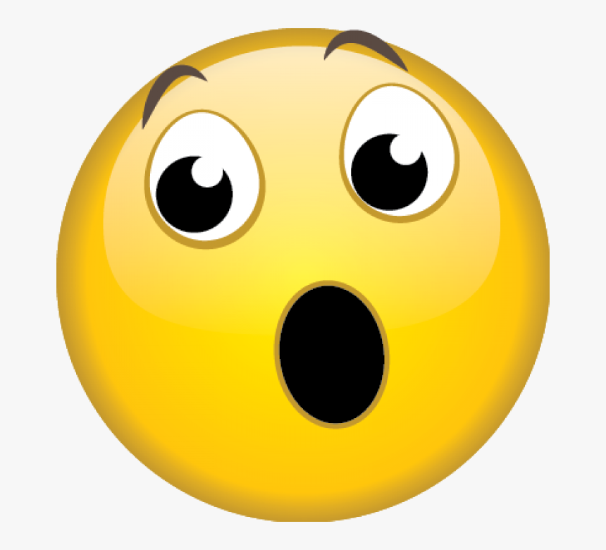 Surprise Face Emoji - Surprise Facial Expression Emoji, HD Png Download, Free Download