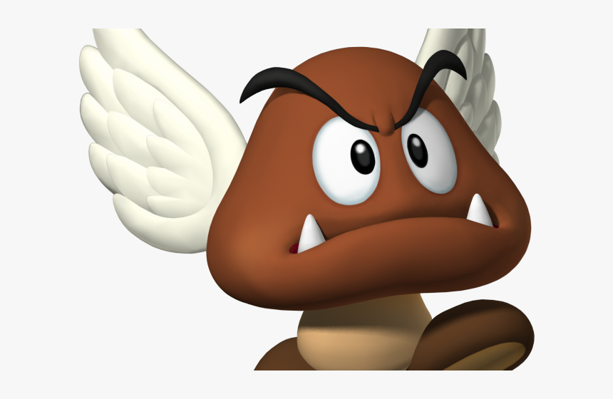 Evil Flying Mushroom Mario, HD Png Download, Free Download