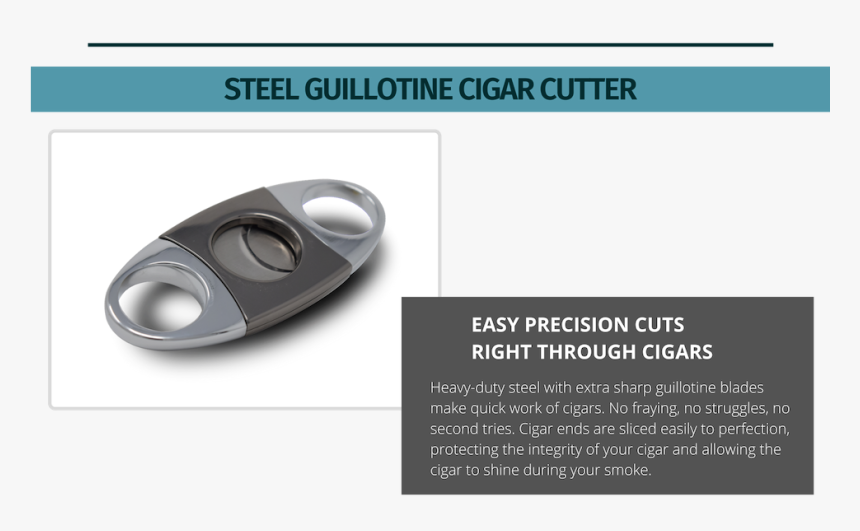 Cigar Cutter Guillotine Steel Cuts Heavy Duty - Health Care, HD Png Download, Free Download