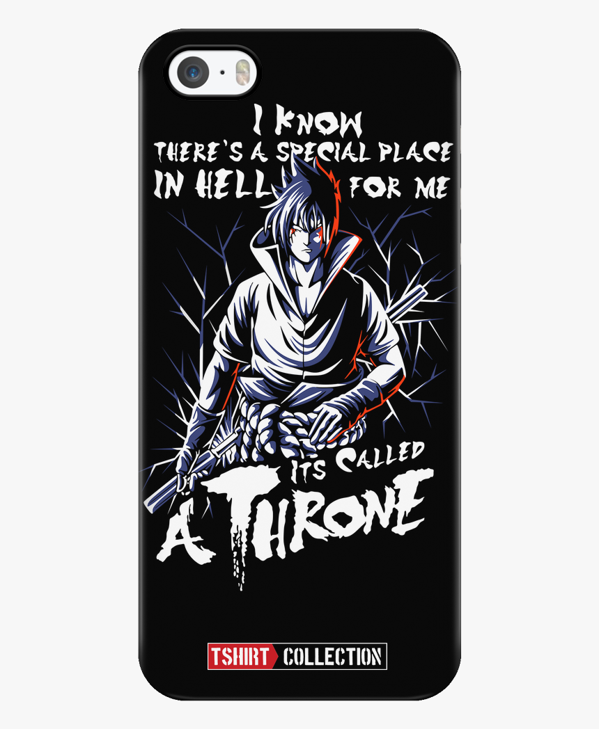 Naruto Sasuke Uchiha Stay On Throne Iphone Phone Case - Naruto And Sasuke Iphone Case, HD Png Download, Free Download