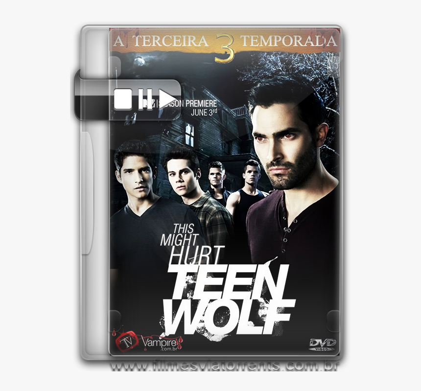 Clip Art Temporada Torrent De Filmes - Teen Wolf Season 03, HD Png Download, Free Download