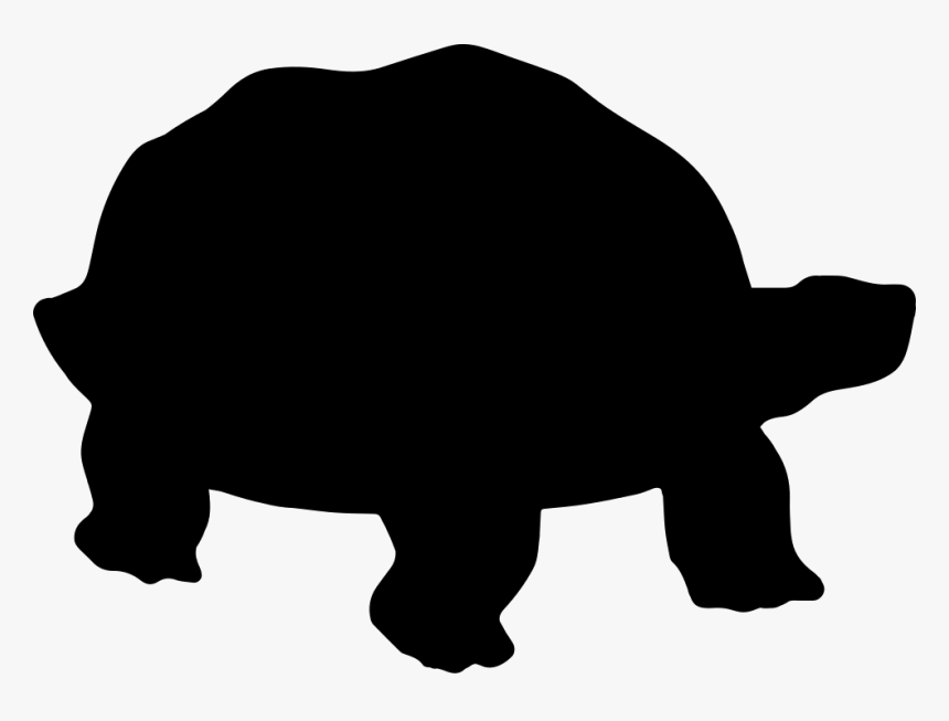 Turtle Silhouette - Tortoise Silhouette Png, Transparent Png, Free Download