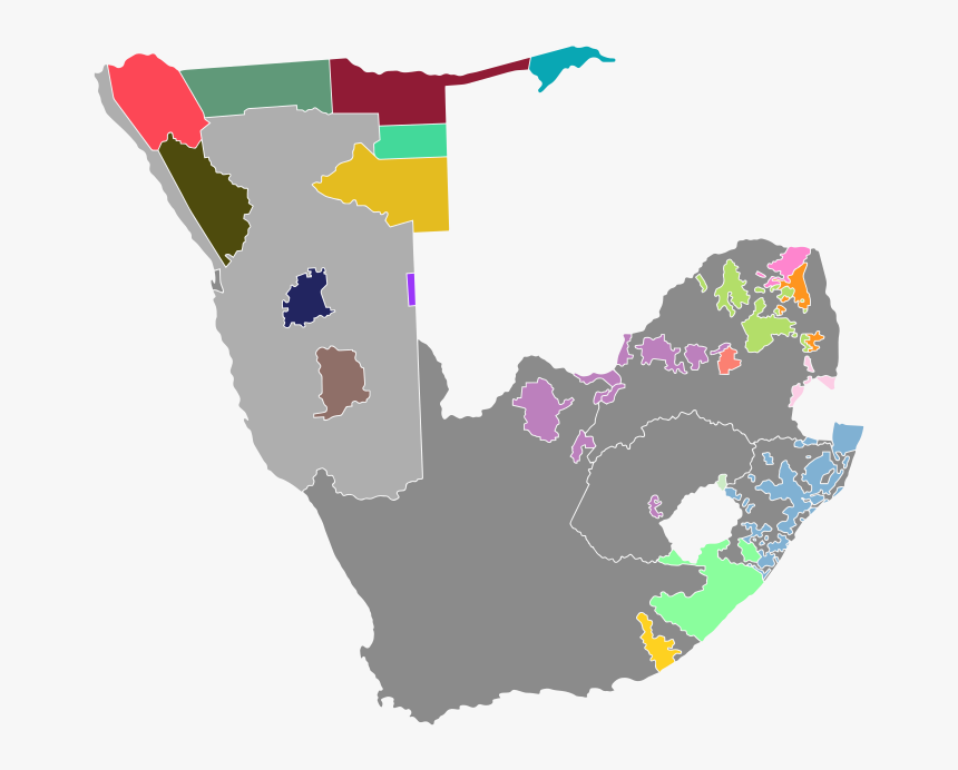 Map Of South Africa And South West Africa - South Africa Map Icon, HD Png Download, Free Download