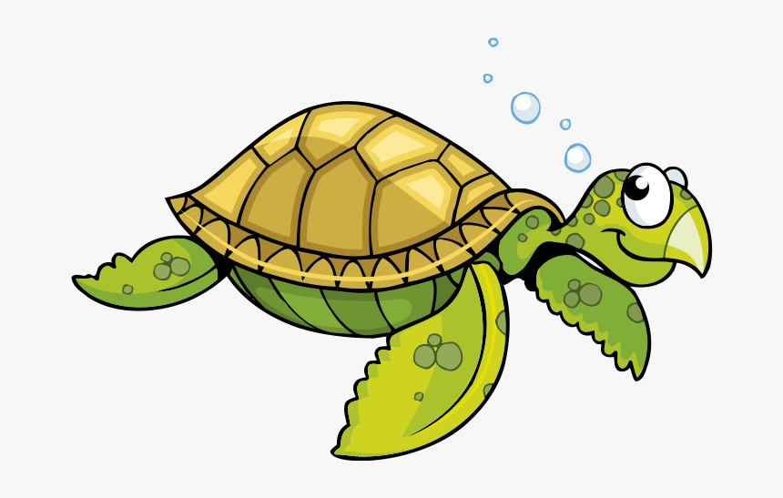 Tortoise Vector Cartoon Giant - Cartoon Sea Turtle Clipart, HD Png Download, Free Download