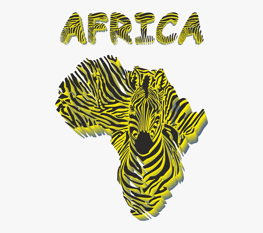 Transparent Map Of Africa Clipart - Zebra And Africa Tattoo, HD Png Download, Free Download