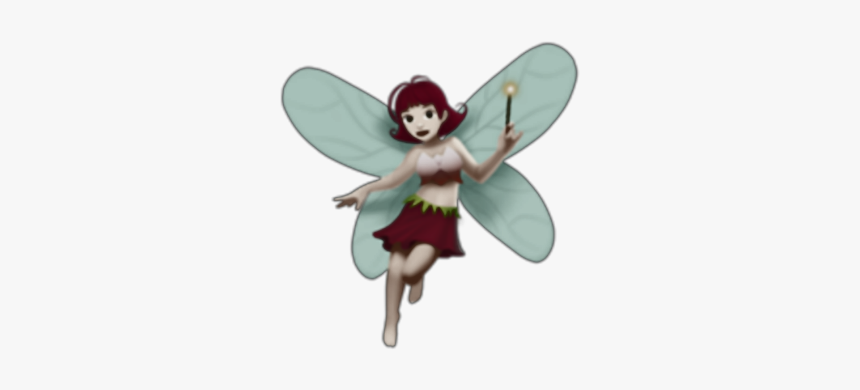 🧚🏻‍♀️🖤
#emoji #fairy #pixie #aesthetic #grunge #edgy - Cartoon, HD Png Download, Free Download