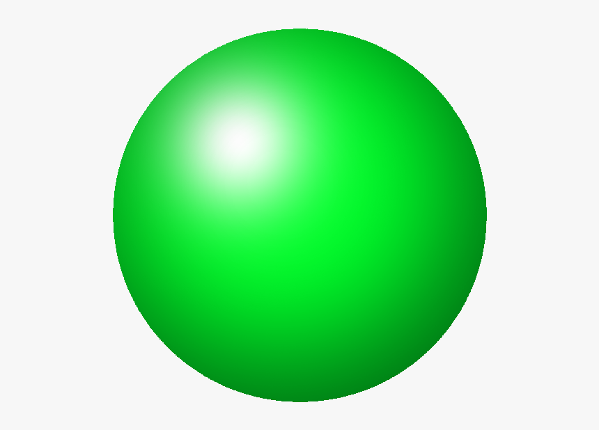 Green Sphere 3d Png, Transparent Png, Free Download