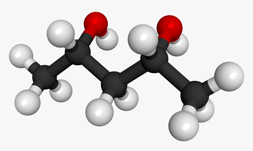 2,4 Pentanediol 3d Ball, HD Png Download, Free Download