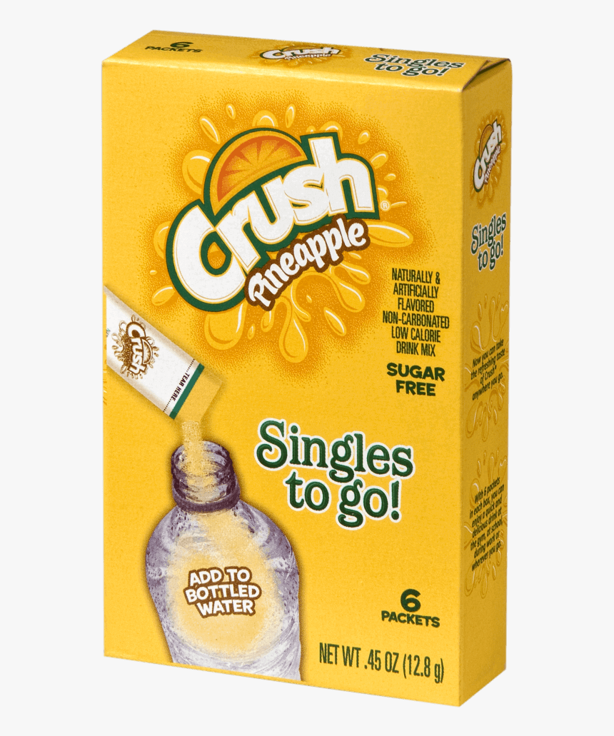 Crush Pineapple Singles To Go - Cosmetics, HD Png Download, Free Download