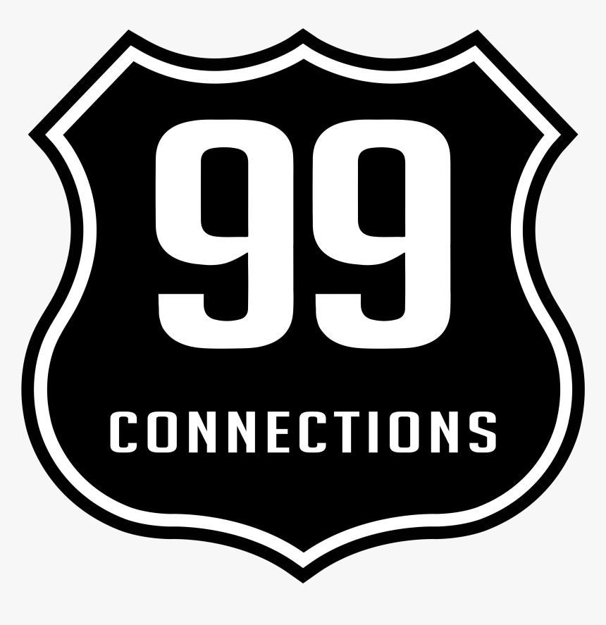 99connections Logo Black-white Png - Friburguense Atlético Clube, Transparent Png, Free Download