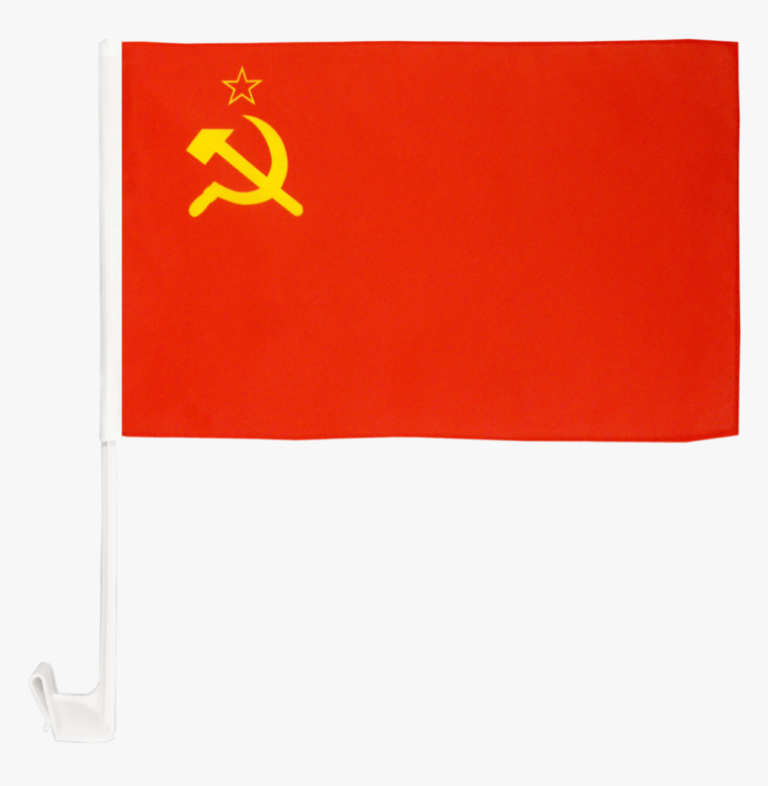 Ussr Soviet Union Car Flag - Soviet Flag Transparent Background, HD Png Download, Free Download